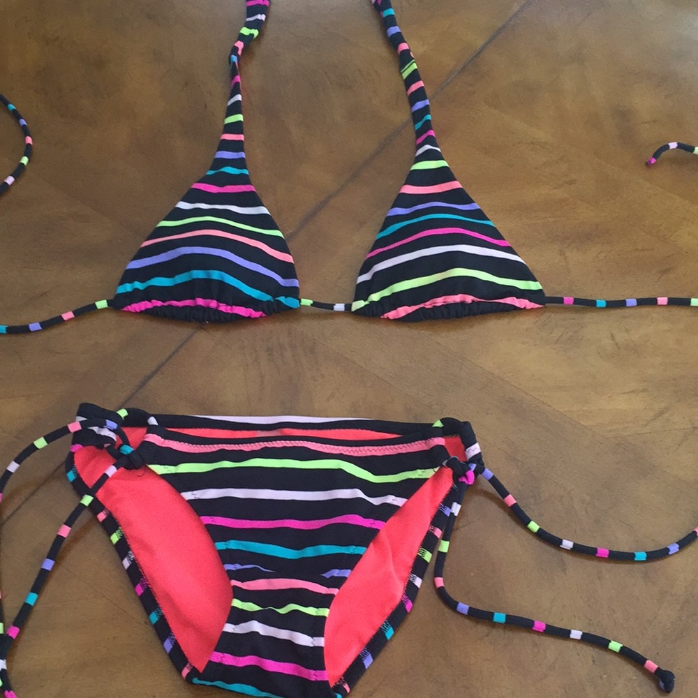 Victoria’s Secret striped bikini